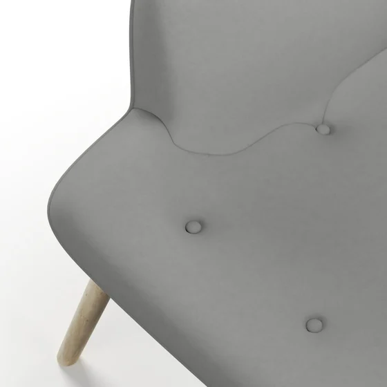 Photo of the fabric Supervio Sterling swatch by James Dunlop FibreGuard. Use for Upholstery, Accessory, Top of Bed. Style of Plain, Velvet