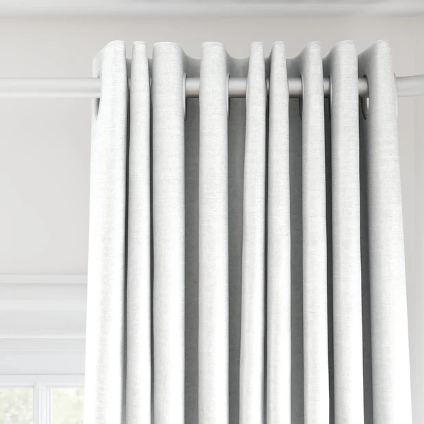Photo of the fabric Provence Albatros swatch by James Dunlop Essentials. Use for Curtains, Upholstery, Accessory, Top of Bed. Style of Plain, Texture