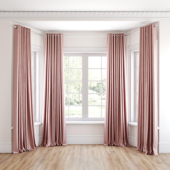 Photo of the fabric Luxe Blossom swatch by James Dunlop Essentials. Use for Curtains, Accessory, Top of Bed. Style of Plain, Texture