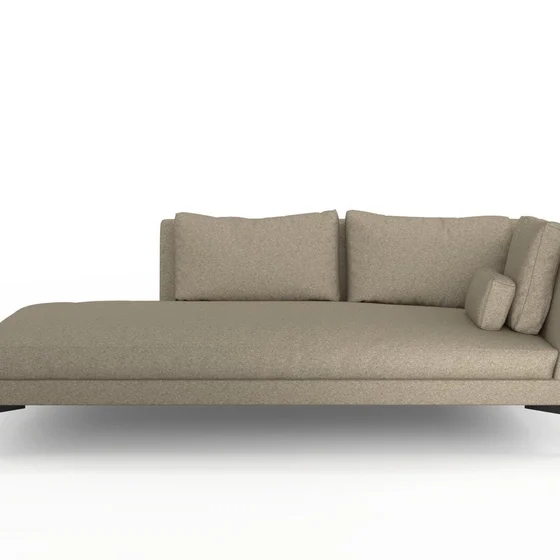 Photo of the fabric Grande Boucle Mink swatch by Catherine Martin by Mokum. Use for Upholstery, Accessory. Style of Plain, Texture