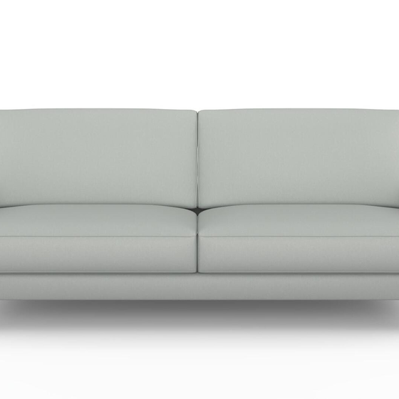 Photo of the fabric Eternal Duckegg Blue swatch by Mokum. Use for Curtains, Upholstery, Accessory. Style of Plain, Texture