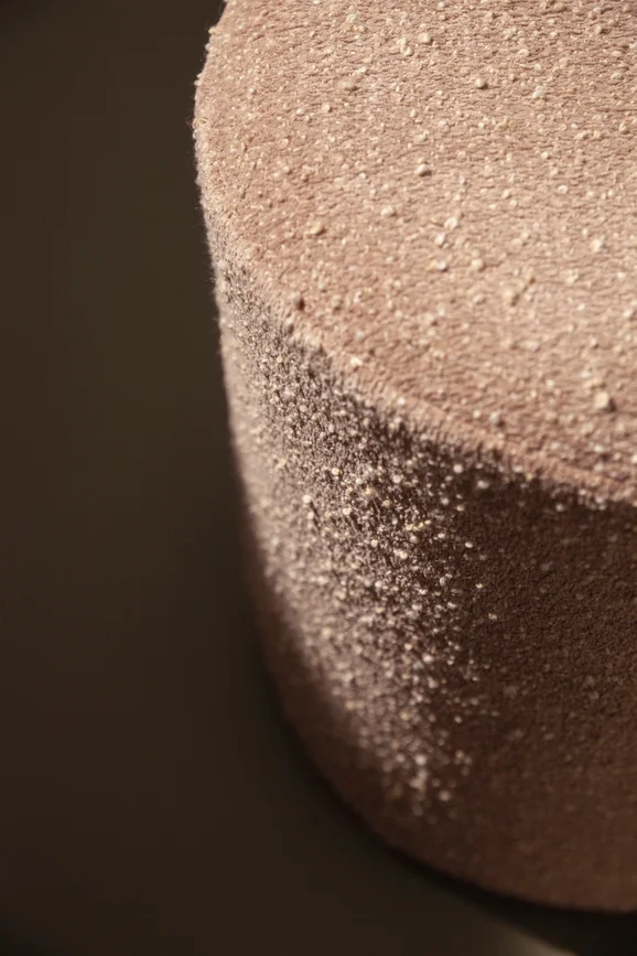 Photo of the fabric Ember K5231 01 in situ by Kirkby Design. Use for Upholstery, Accessory. Style of Plain, Texture