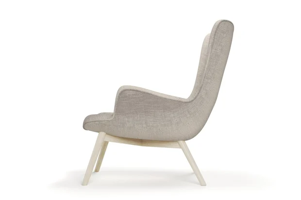 Photo of the fabric Maxime Zinc swatch by James Dunlop. Use for Upholstery, Accessory. Style of Stripe, Texture