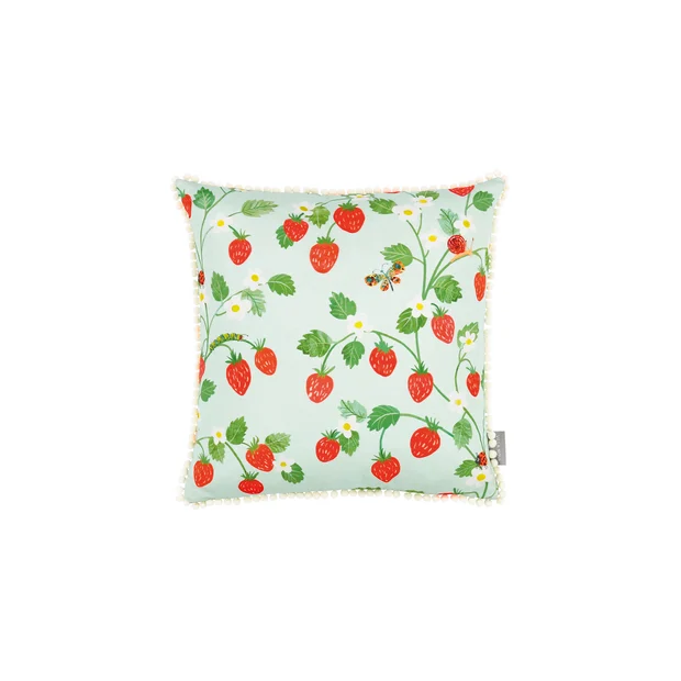 Photo of the fabric Strawberry Patch Cushion40X40Cm Vnc3597 01 swatch by Villa Nova. Use for Cushion with Inner