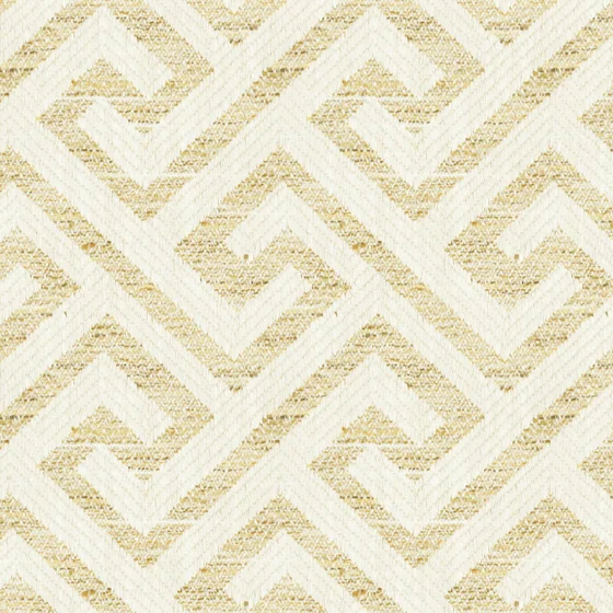 Photo of the fabric Epsilon Amber swatch by Zepel FibreGuard. Use for Upholstery, Accessory, Top of Bed. Style of Geometric, Jacquard