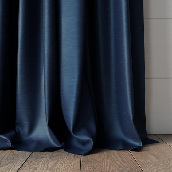 Photo of the fabric Luxe Night swatch by James Dunlop Essentials. Use for Curtains, Accessory, Top of Bed. Style of Plain, Texture