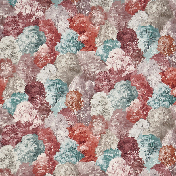 Photo of the fabric Mori 8791 194 swatch by Prestigious. Use for Curtains, Accessory. Style of Floral And Botannical, Print