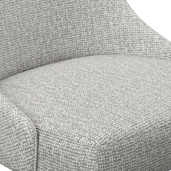 Photo of the fabric Entwine Grey Marl swatch by James Dunlop. Use for Upholstery, Accessory. Style of Plain, Texture