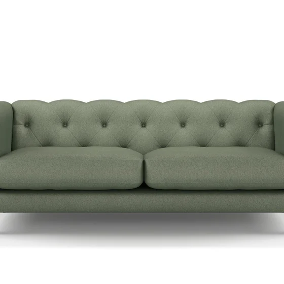 Photo of the fabric Aviator Emerald swatch by James Dunlop FibreGuard. Use for Upholstery, Accessory, Top of Bed. Style of Chenille, Plain