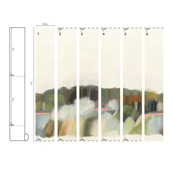 Photo of the fabric Welbeck Panel W630 01 swatch by Villa Nova. Use for Wall Covering, Wall Panel/Mural