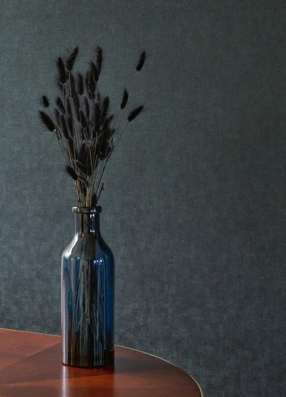 Photo of the fabric Empreinte Wallpaper 8870 8870 10 29 in situ by Casadeco. Use for Wall Covering. Style of Plain