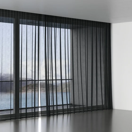 Photo of the fabric Kumo Recycled Lake swatch by James Dunlop. Use for Sheer Curtains. Style of Plain, Sheer