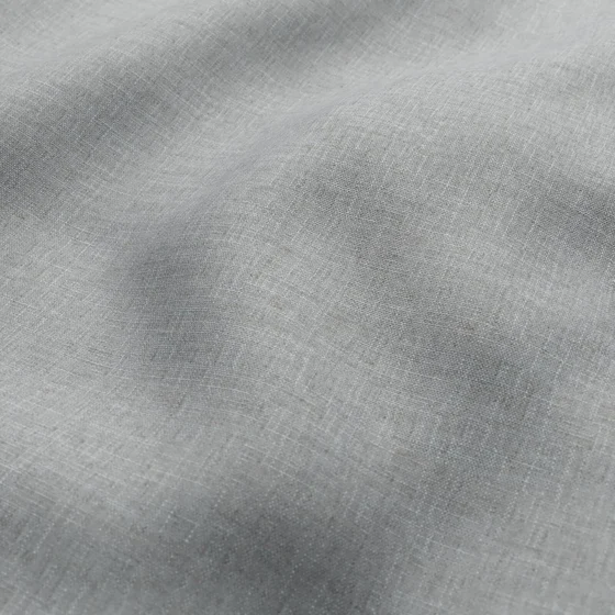 Photo of the fabric Stonewall Blackout Steel swatch by Zepel. Use for Curtains, Accessory, Top of Bed. Style of Blackout, Plain