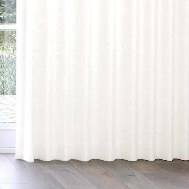 Photo of the fabric Keystone Swan swatch by James Dunlop FibreGuard. Use for Curtains, Upholstery, Accessory, Top of Bed. Style of Plain, Texture