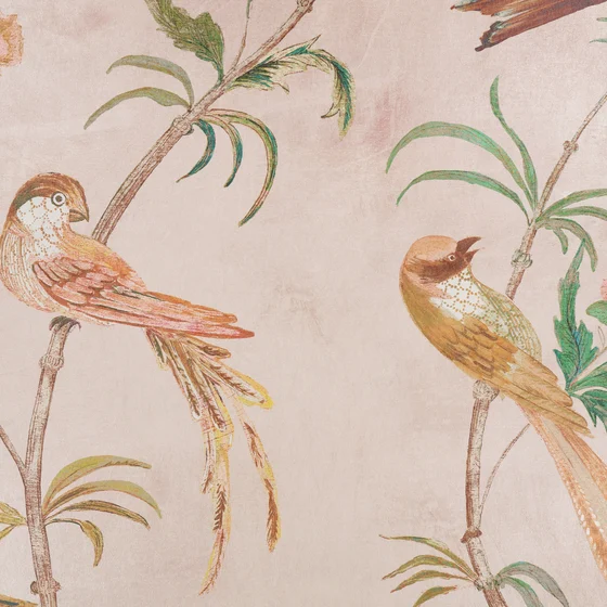 Photo of the fabric Pluma Wp (Set Of Roll A + Roll B) W444 03 swatch by Romo. Use for Wall Covering