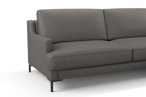 Photo of the fabric Prato Mushroom swatch by Mokum. Use for Upholstery, Accessory. Style of Plain, Texture