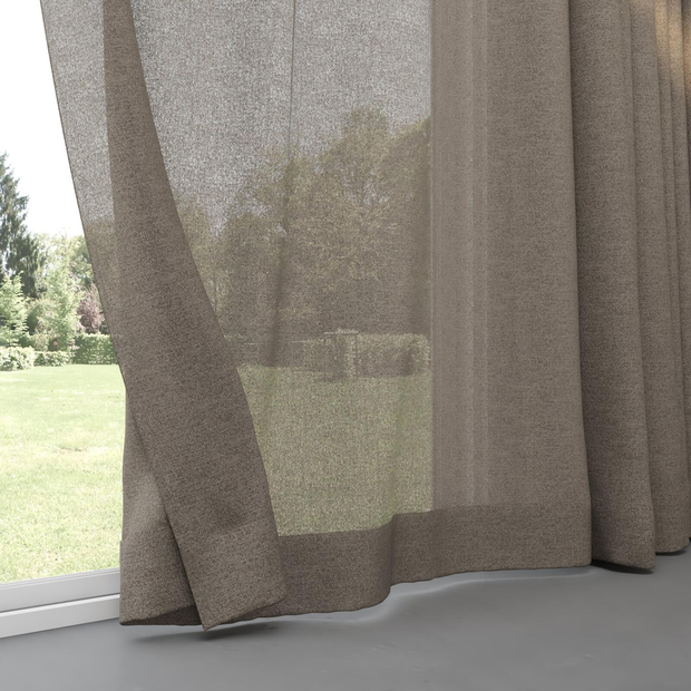 Photo of the fabric Revel Monument swatch by Mokum. Use for Curtains. Style of Plain, Texture