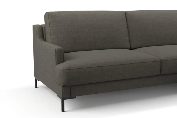 Photo of the fabric Ficus Smoke swatch by Mokum. Use for Upholstery, Accessory. Style of Plain, Texture