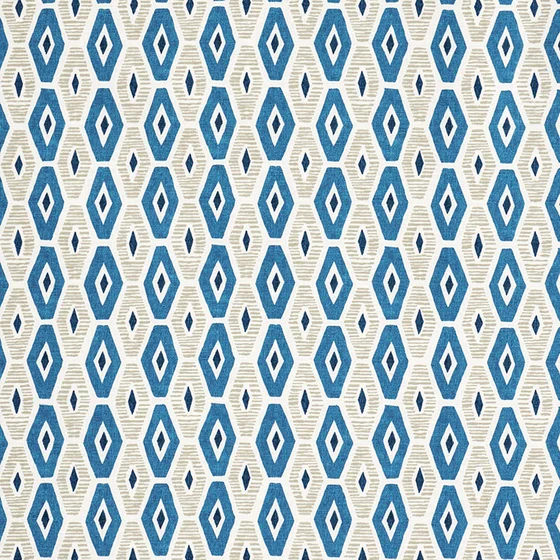 Photo of the fabric Explore 01 Indigo swatch by James Dunlop Essentials. Use for Curtains, Accessory, Top of Bed