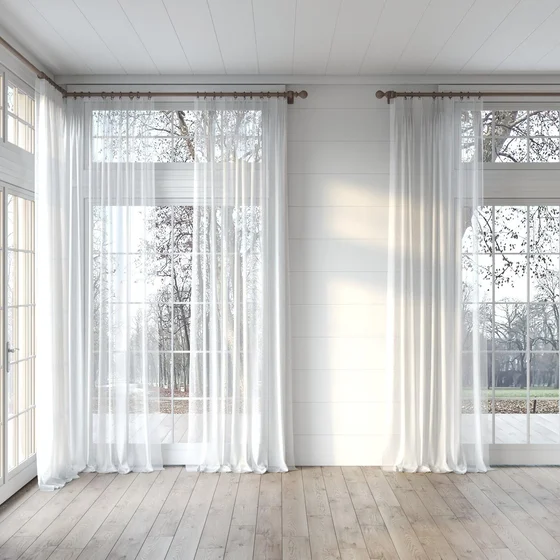 Photo of the fabric Tempest Oyster swatch by Mokum. Use for Sheer Curtains. Style of Plain, Sheer