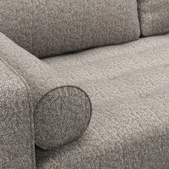 Photo of the fabric Atmosphere Stone swatch by James Dunlop FibreGuard. Use for Upholstery, Accessory, Top of Bed. Style of Plain, Texture