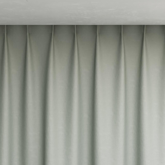 Photo of the fabric Satori Stonewash Willow swatch by Mokum. Use for Curtains, Upholstery Light Duty, Accessory, Top of Bed. Style of Plain, Texture