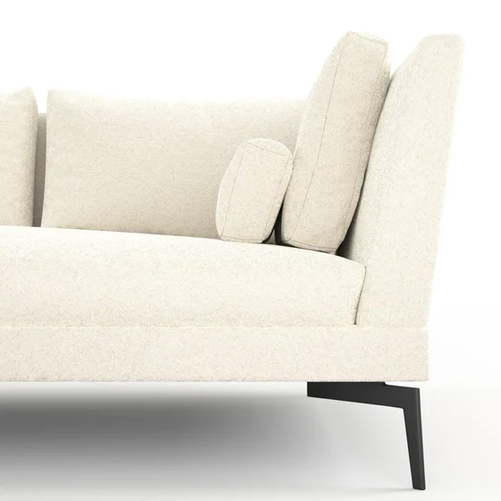 Photo of the fabric Modernist Chalk swatch by Mokum. Use for Upholstery, Accessory. Style of Plain, Texture