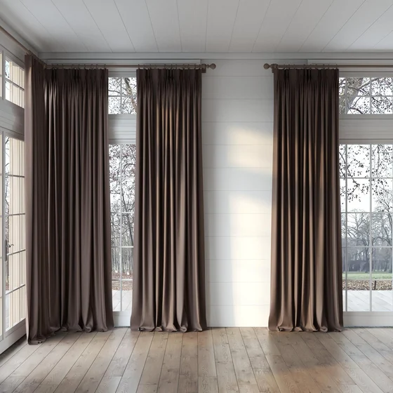 Photo of the fabric Eternal Umber swatch by Mokum. Use for Curtains, Upholstery, Accessory. Style of Plain, Texture