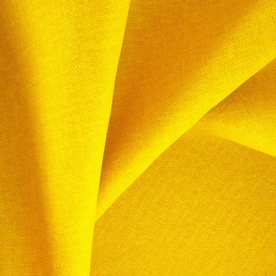 Photo of the fabric Amigo Sunflower swatch by Zepel. Use for Curtains, Upholstery, Accessory, Top of Bed. Style of Chenille, Plain