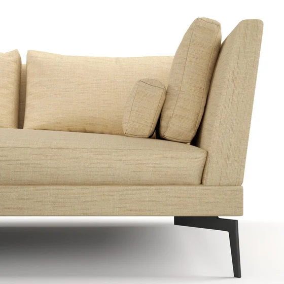 Photo of the fabric Ficus White Gold swatch by Mokum. Use for Upholstery, Accessory. Style of Plain, Texture
