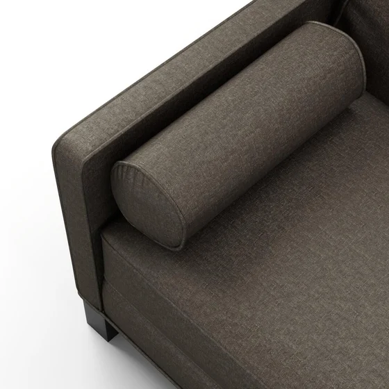 Photo of the fabric Poker Mink swatch by James Dunlop FibreGuard. Use for Upholstery, Accessory, Top of Bed. Style of Chenille, Plain