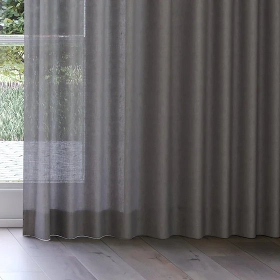 Photo of the fabric Balance Shadow swatch by James Dunlop. Use for Curtains, Accessory. Style of Plain, Texture
