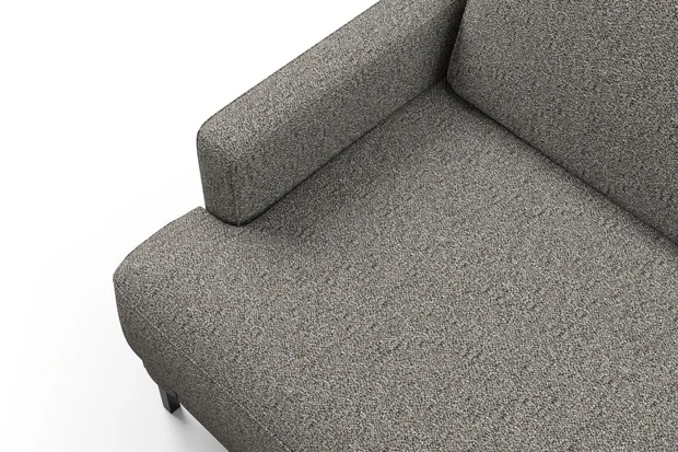 Photo of the fabric Bora Bora Pepper swatch by Mokum FibreGuard. Use for Curtains, Upholstery, Accessory. Style of Plain, Texture