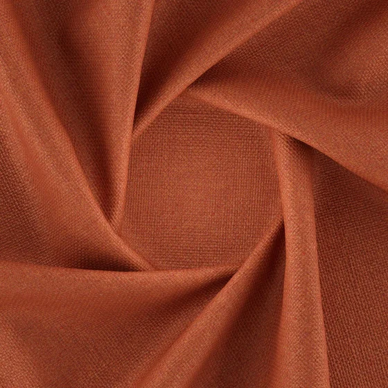 Photo of the fabric Rocco Pumpkin swatch by Zepel FibreGuard. Use for Upholstery, Accessory. Style of Plain, Texture