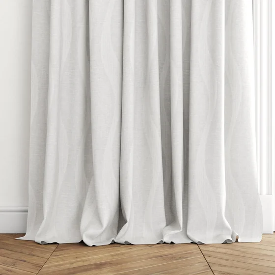 Photo of the fabric Paramount Ivory swatch by James Dunlop. Use for Sheer Curtains. Style of Abstract, Sheer