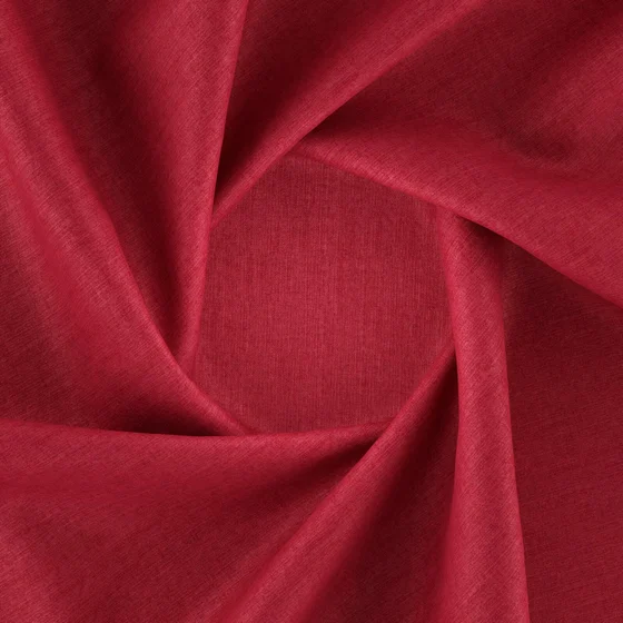 Photo of the fabric Cushy Cerise swatch by Zepel. Use for Curtains, Upholstery, Accessory, Top of Bed. Style of Plain, Texture
