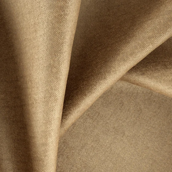 Photo of the fabric Bolshoi Bronze swatch by Zepel. Use for Curtains, Upholstery, Accessory, Top of Bed. Style of Chenille, Plain