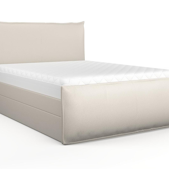 Photo of the fabric Epitome Eggshell swatch by Mokum. Use for Upholstery, Accessory. Style of Plain, Taffeta