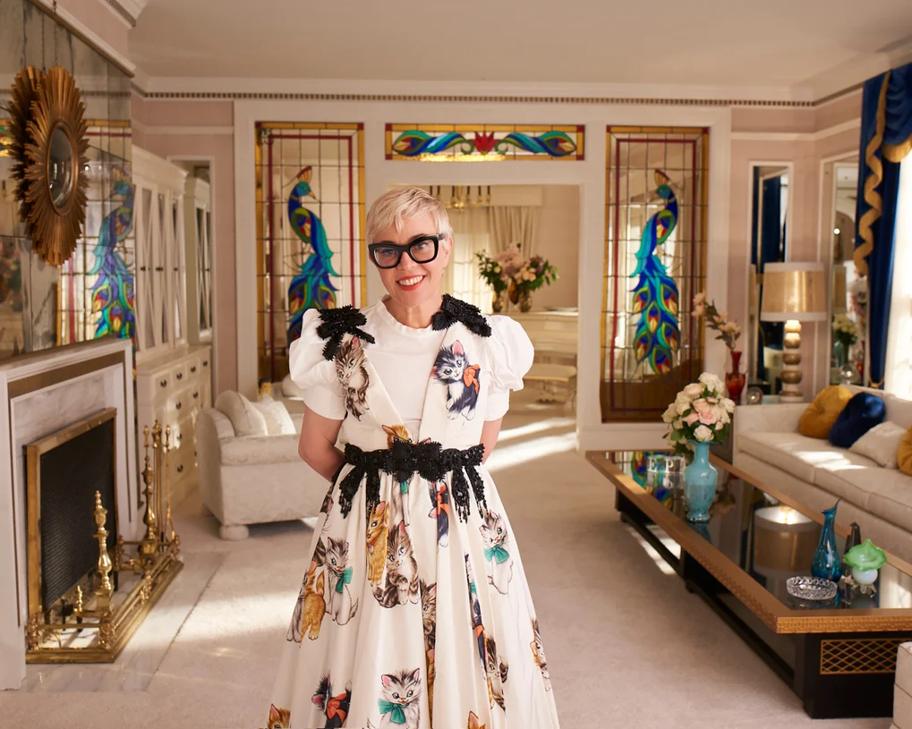 Catherine Martin on set of Elvis | Image by Hugh Stewart
