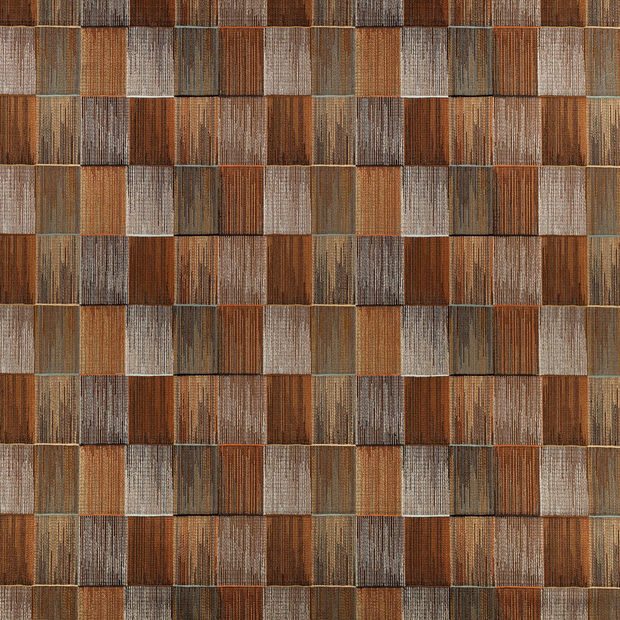 Photo of the fabric Sekani 8089 02 swatch by Romo. Use for Curtains, Upholstery, Accessory. Style of Abstract, Embroidery