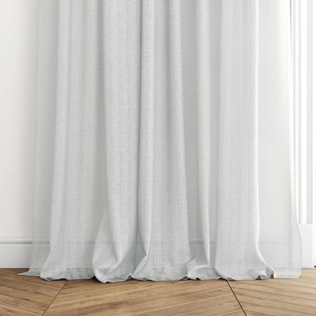 Photo of the fabric Scandinese Cloud swatch by James Dunlop. Use for Sheer Curtains. Style of Plain, Sheer