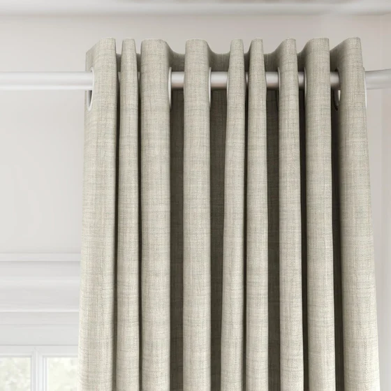 Photo of the fabric Chatham Ice swatch by James Dunlop Essentials. Use for Curtains. Style of Plain, Texture