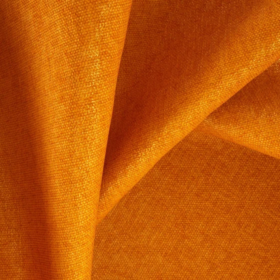 Photo of the fabric Amigo Fox swatch by Zepel. Use for Curtains, Upholstery, Accessory, Top of Bed. Style of Chenille, Plain