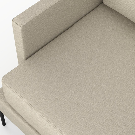 Photo of the fabric Epitome Jute swatch by Mokum. Use for Upholstery, Accessory. Style of Plain, Taffeta