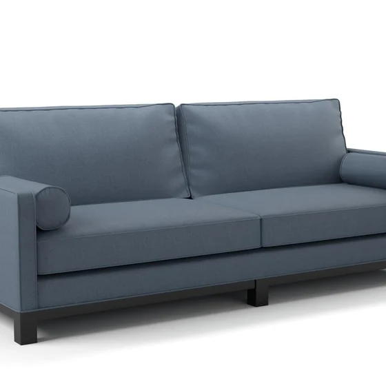 Photo of the fabric Classique Indigo swatch by James Dunlop. Use for Upholstery, Accessory. Style of Plain