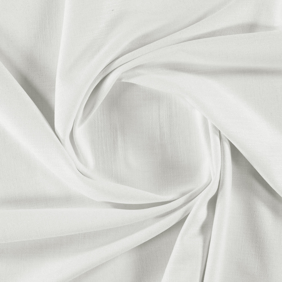 Photo of the fabric Unos Snow swatch by Zepel. Use for Curtains, Upholstery, Accessory, Top of Bed. Style of Plain, Taffeta