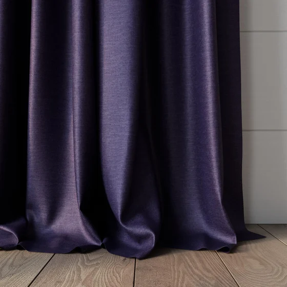 Photo of the fabric Provence Lavender swatch by James Dunlop Essentials. Use for Curtains, Upholstery, Accessory, Top of Bed. Style of Plain, Texture