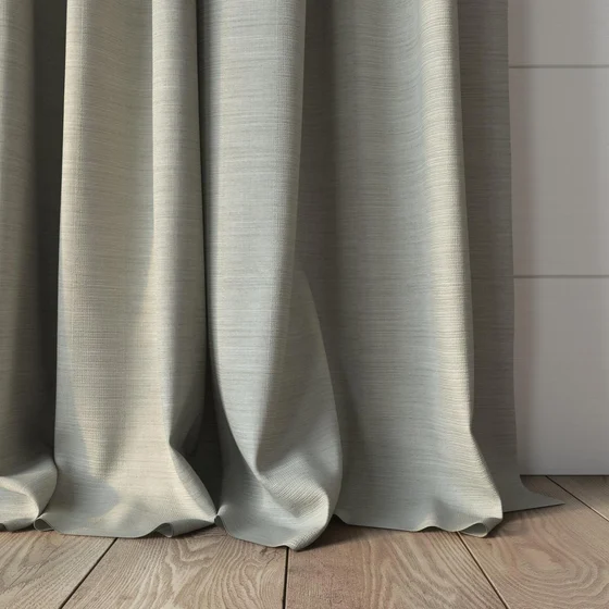 Photo of the fabric Tasman UC Lemon Grass swatch by James Dunlop Essentials. Use for Curtains, Accessory. Style of Stripe