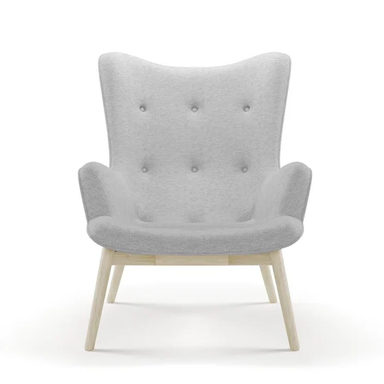 Photo of the fabric Newport Silver swatch by James Dunlop. Use for Upholstery, Accessory. Style of Plain