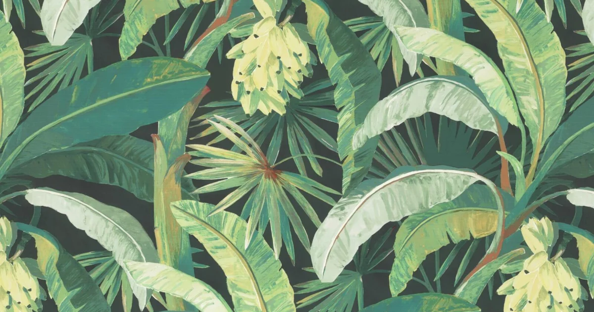 パ*ン様 tropical  Catherine Martin by Mokum Tropicalia Midnight | James Dunlop Textiles
